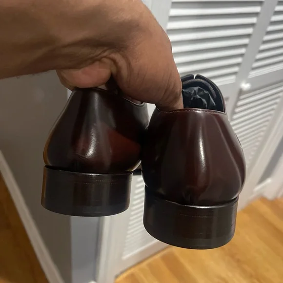 Paul Evans Dark Brown Leather Cagney II Stitched Cap-Toe Oxfords Sz 9.5 - Picture 5 of 15